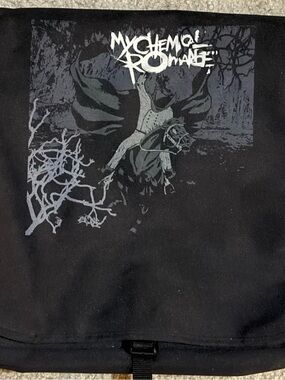 My Chemical Romance Black Graphic Messenger Bag - Headless Horseman